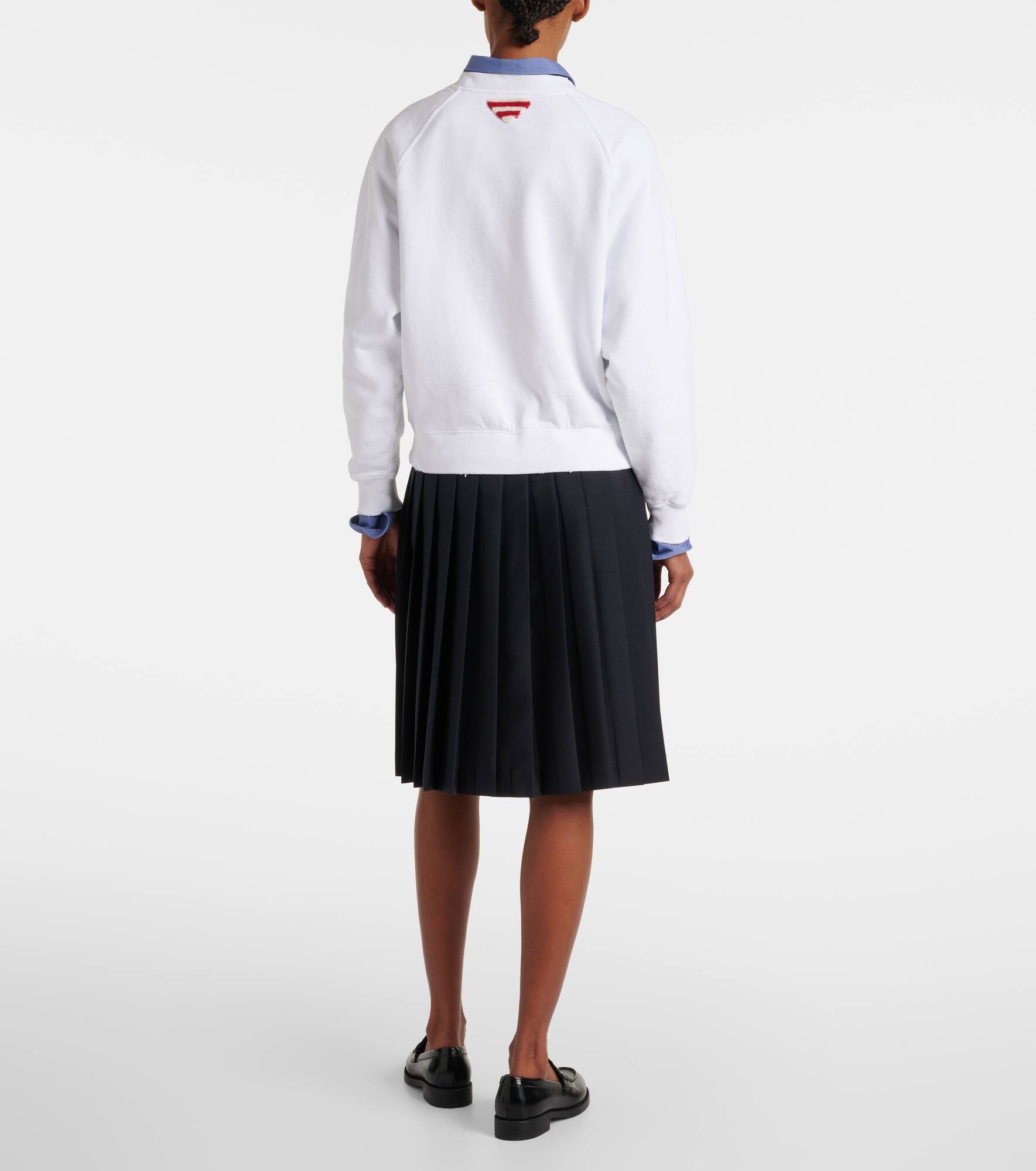 Logo cotton jersey sweatshirt - 3