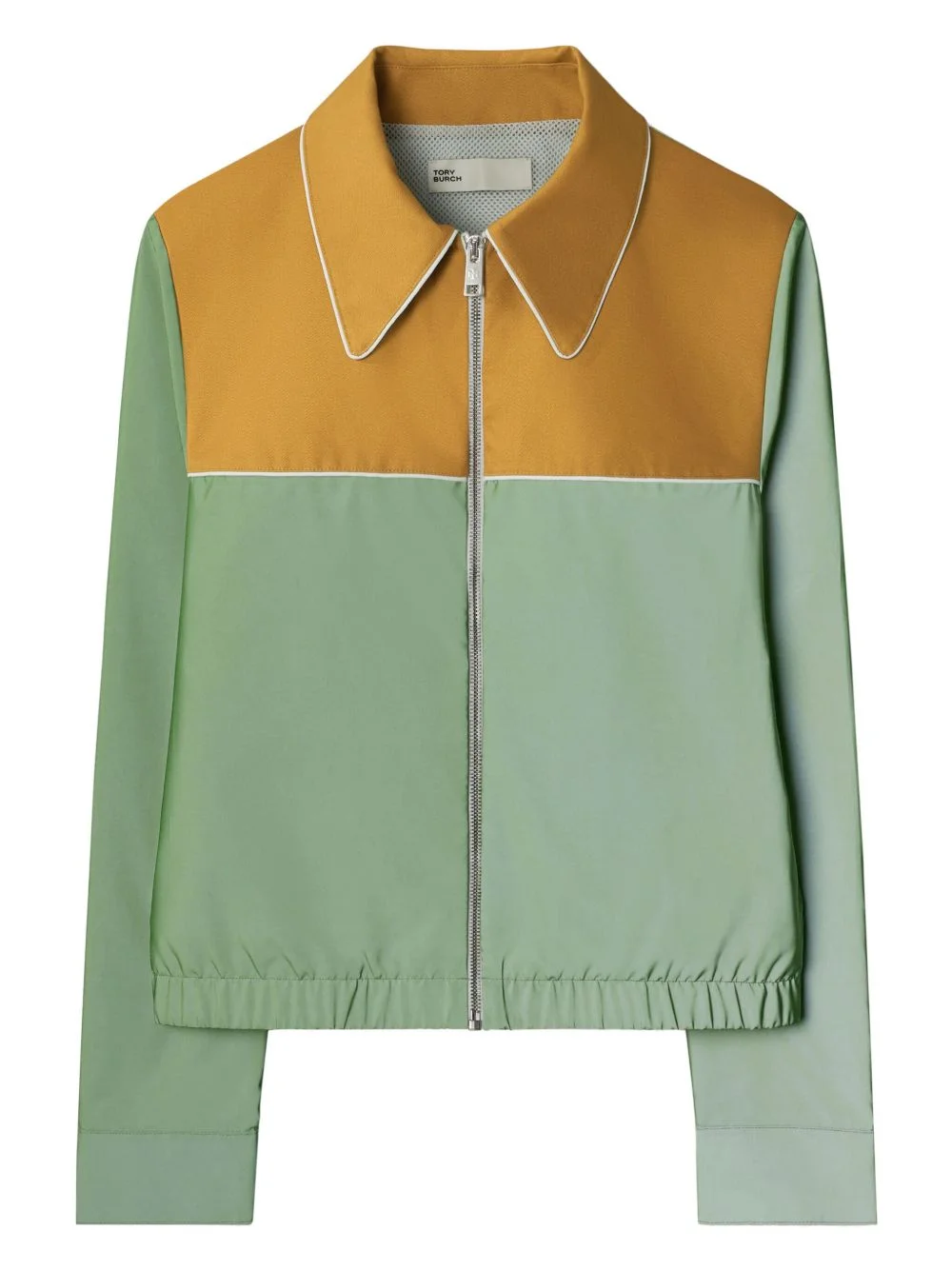 colour-block reflective jacket - 1