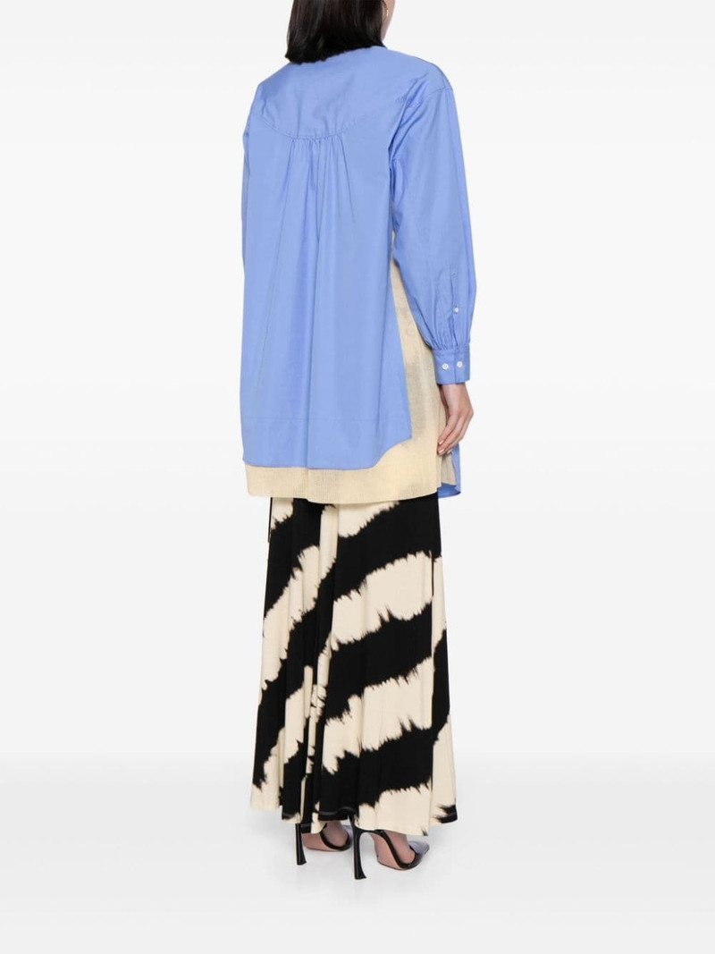 panelled cotton shirt 4