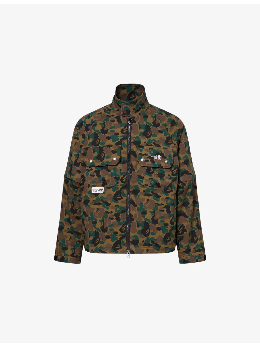 Bape x Kazuki Camouflage-Print Woven Jacket - 1