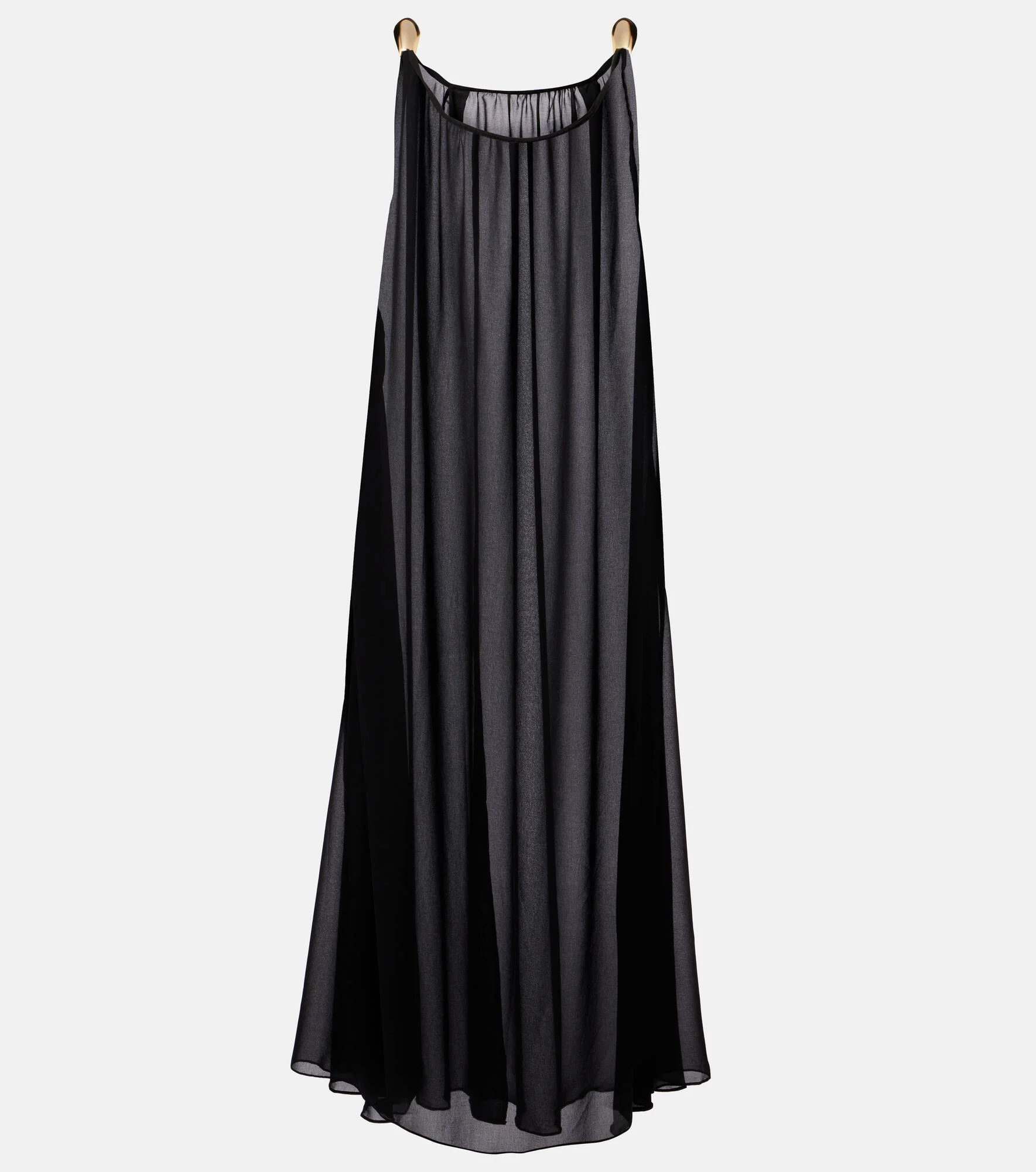 Holiday embellished chiffon maxi dress - 1