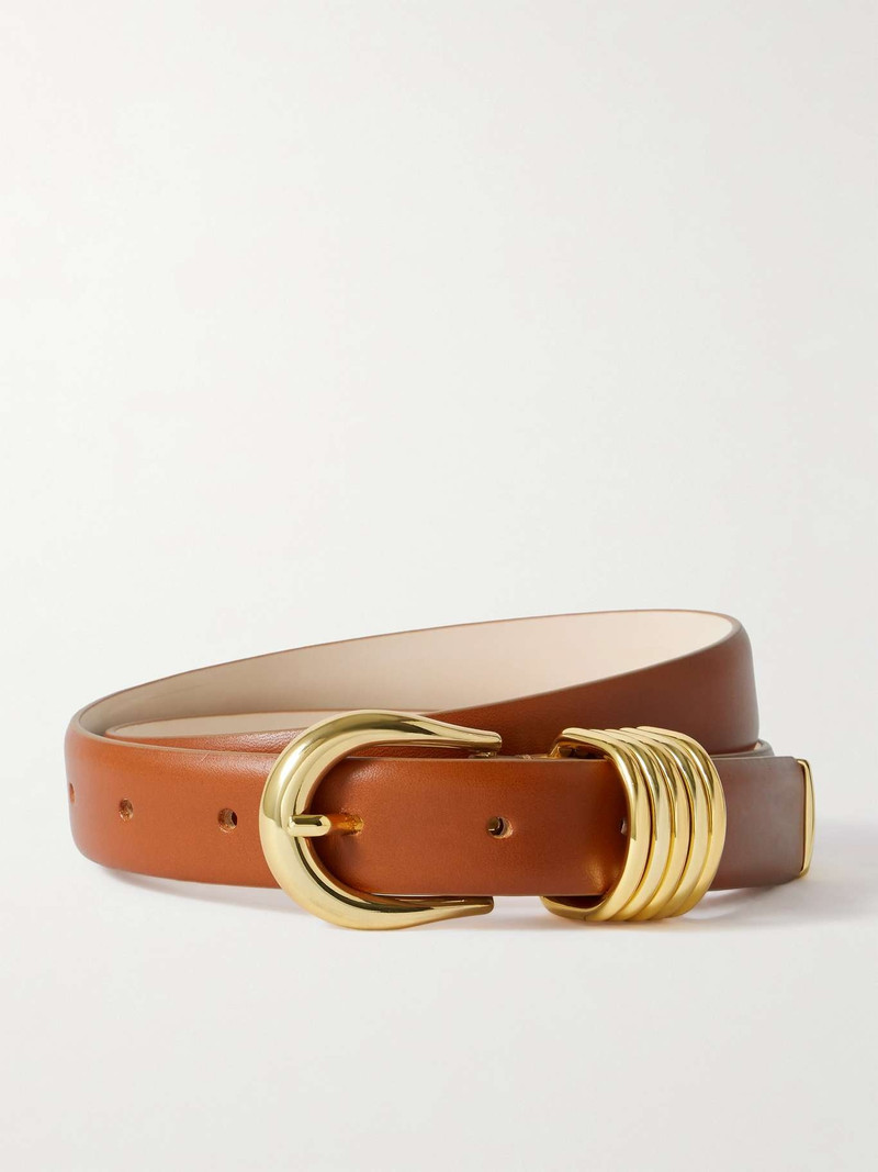 Hollyhock leather belt Tan - 1