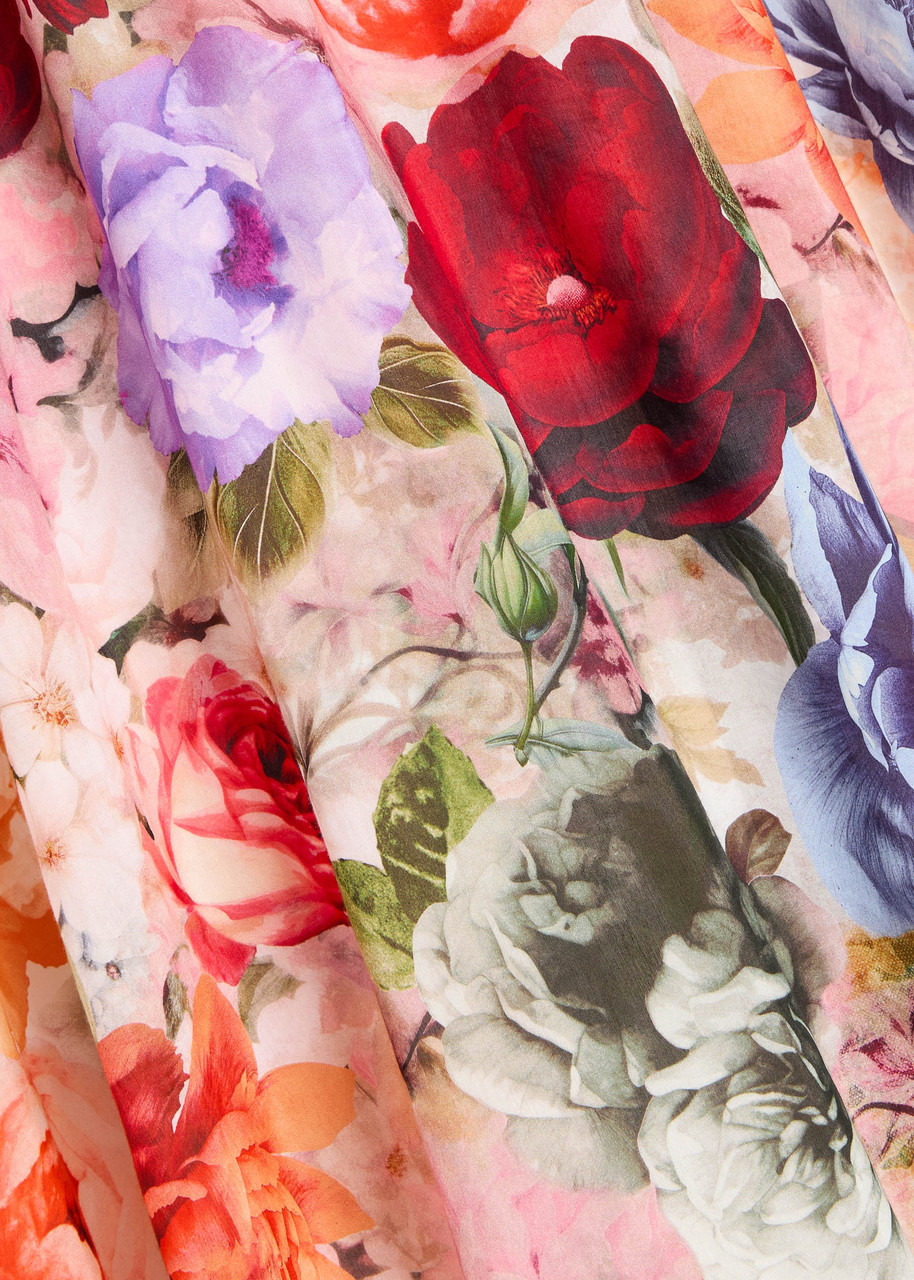 Alice + Olivia Nilda Floral Cotton-blend Maxi Skirt - 5