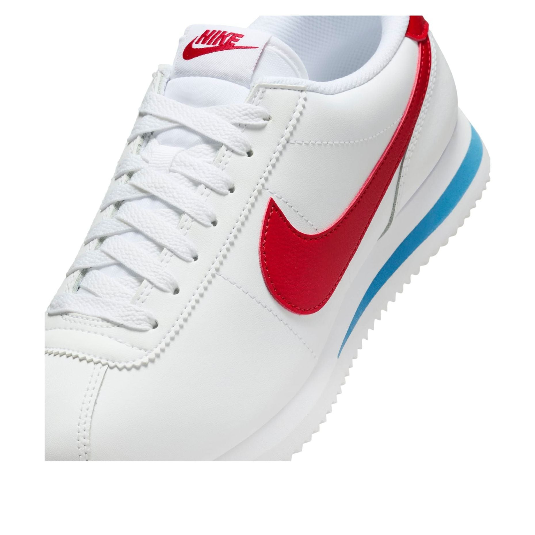 (WMNS) Nike Cortez Leather 'White Varsity Red Blue' DN1791-108 - 7