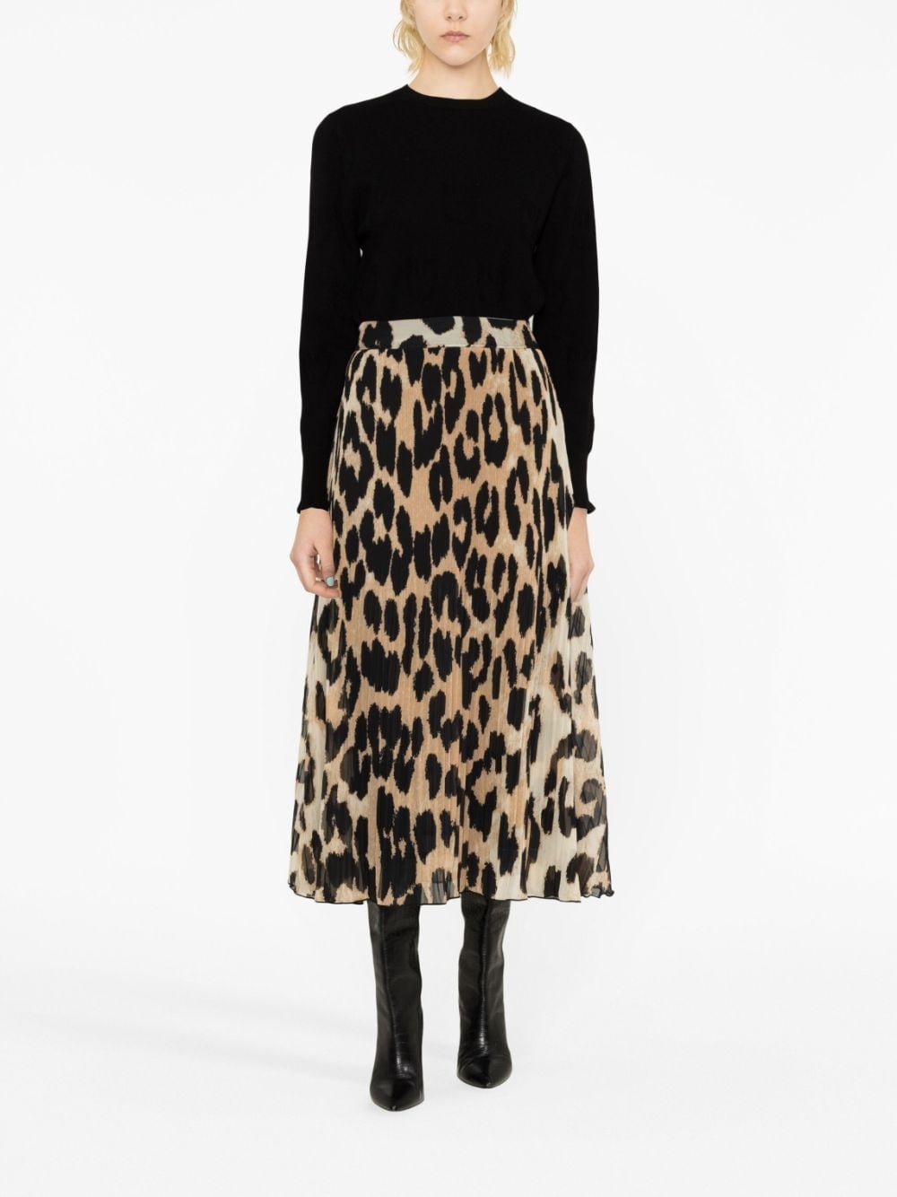 crew-neck cashmere jumper - 2