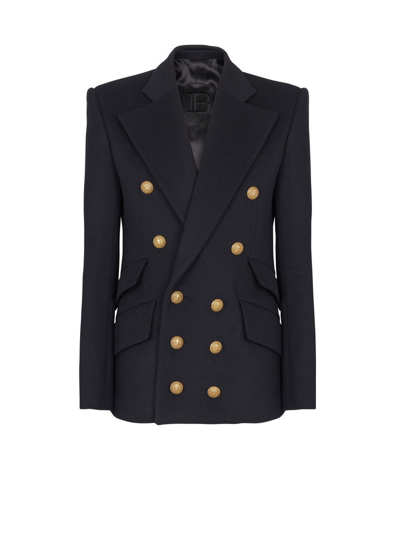 Short military-style coat 1