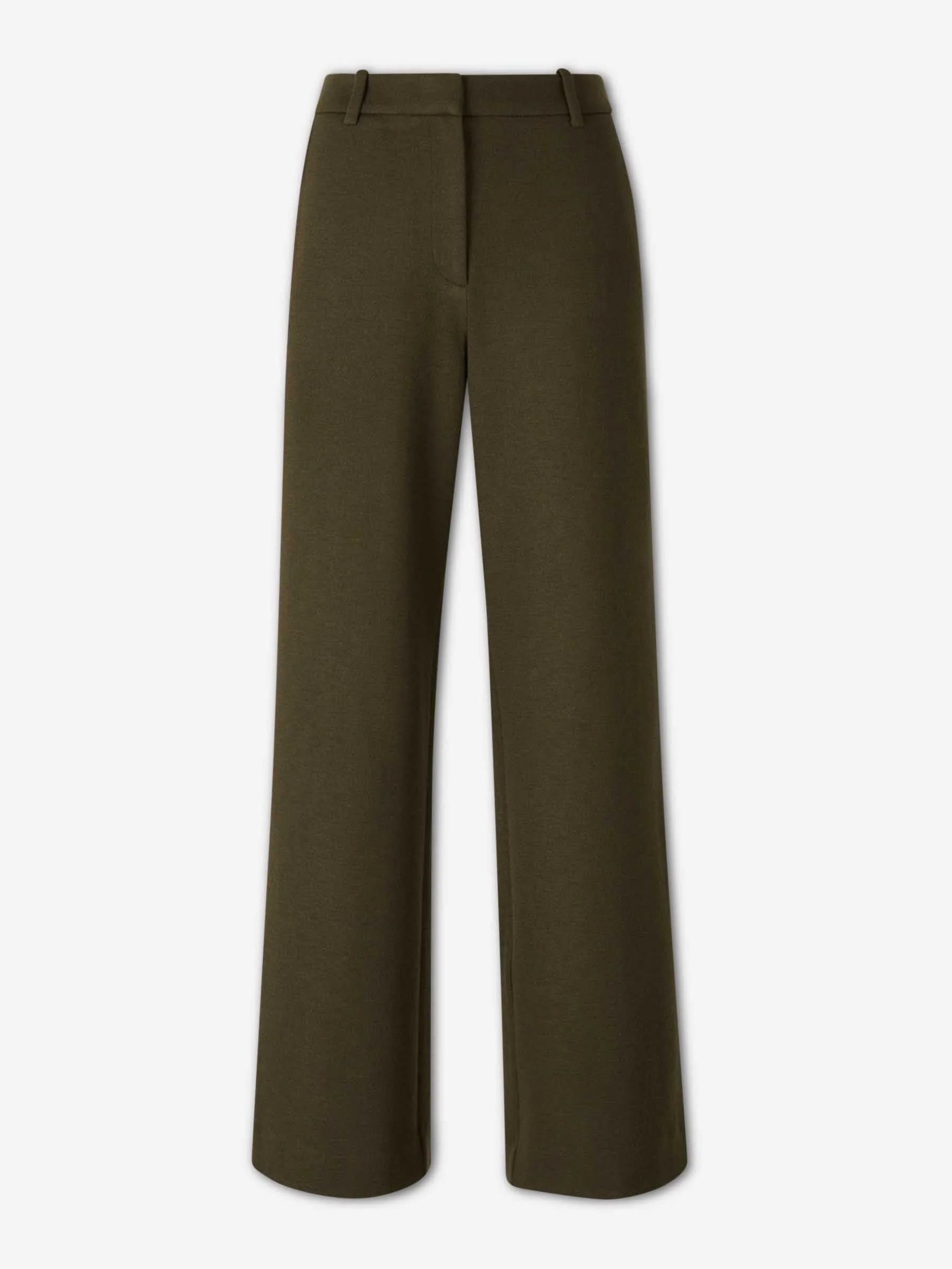 STRAIGHT WOOL PANTS - 1