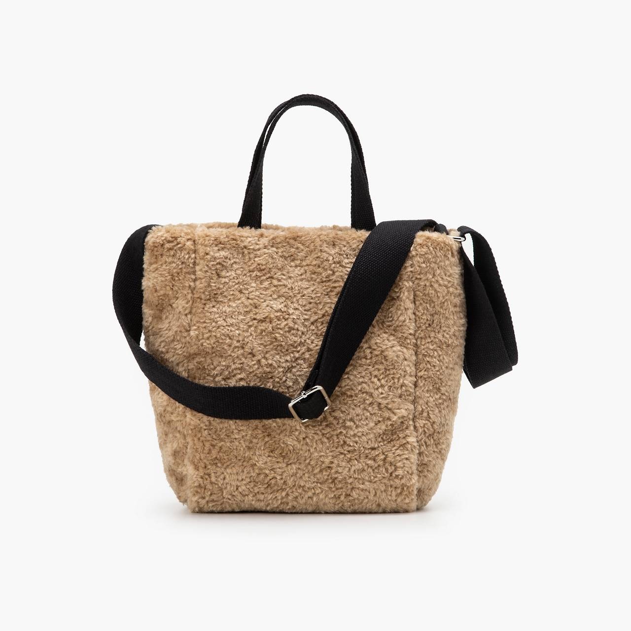 FAUX FUR MINI ICON TOTE - 2