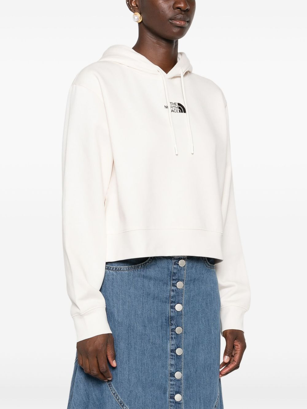 logo-embroidered hoodie - 3