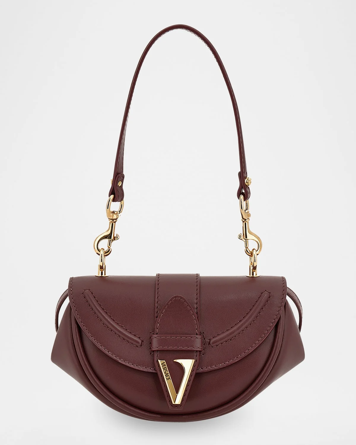 Virtus Small Leather Shoulder Bag - 1
