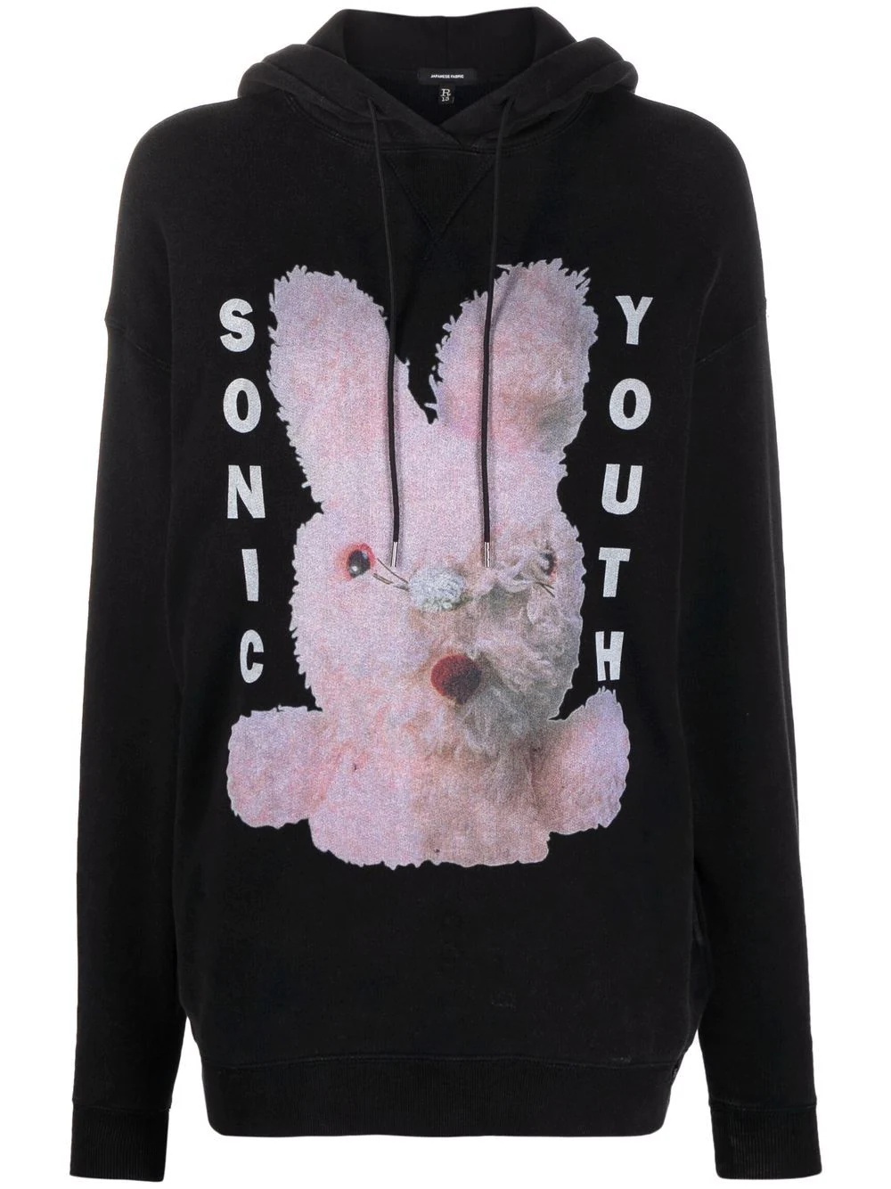 Sonic Youth bunny-print hoodie - 1