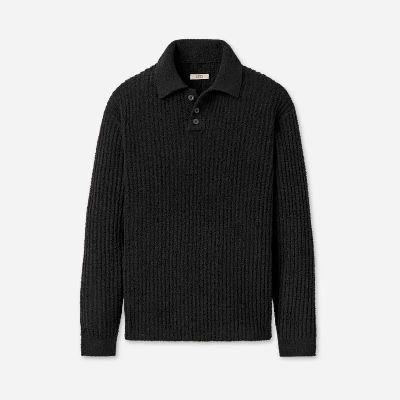 ® Men's Lendon Rugby Top Tops in Black - 1