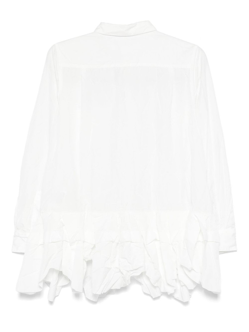 Comme des Garçons Comme des Garçons ruffled-hem shirt outlook