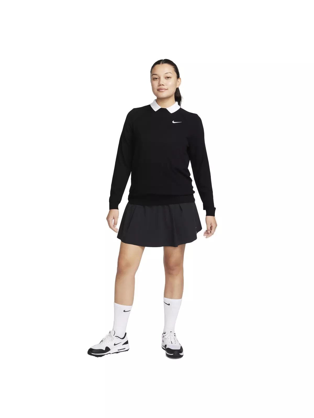 Women's Tour Golf Sweater - Black - 5