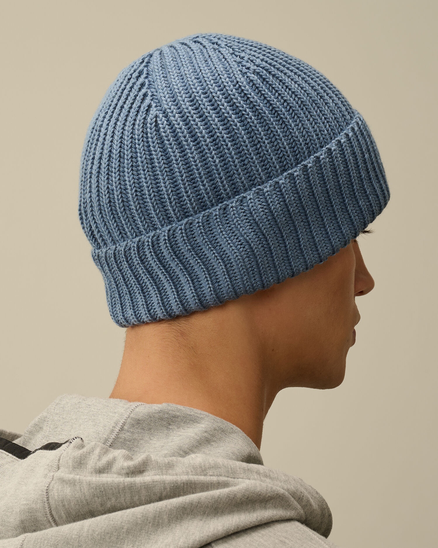 Extra Fine Merino Wool Lens Beanie - 3