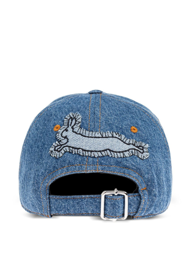 Marni embroidered denim cap outlook
