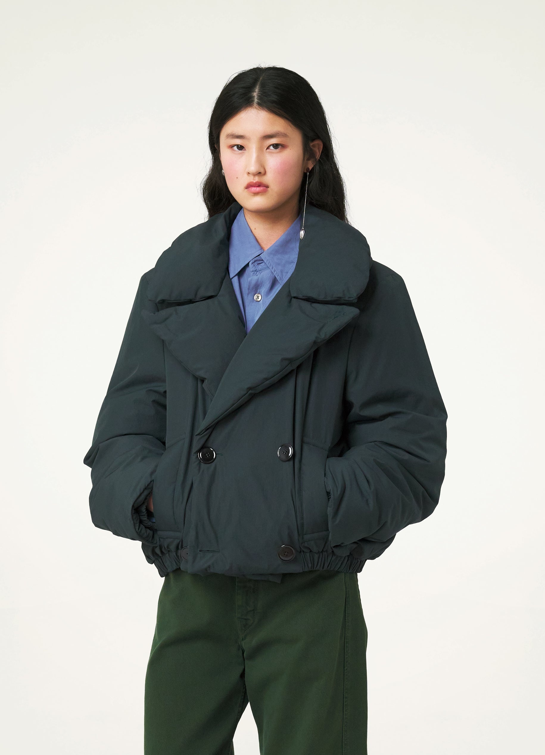 Lemaire｜DOWN JACKETS (PUFFER CABAN (OW1034 LF1156 649)) Lemaire PUFFER CABAN | REVERSIBLE