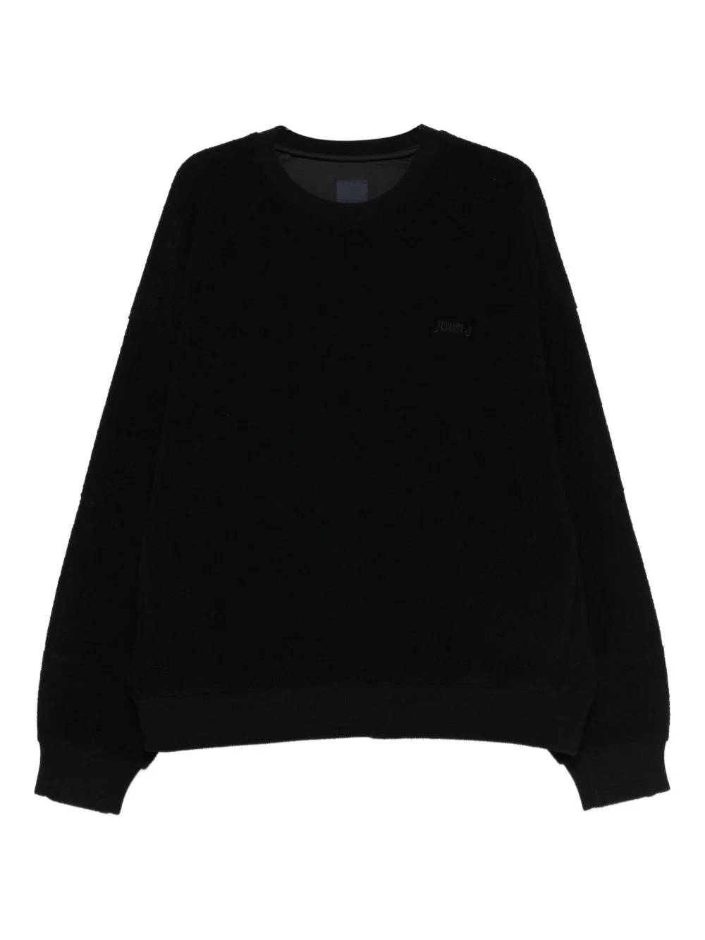 logo-embroidered sweatshirt - 1