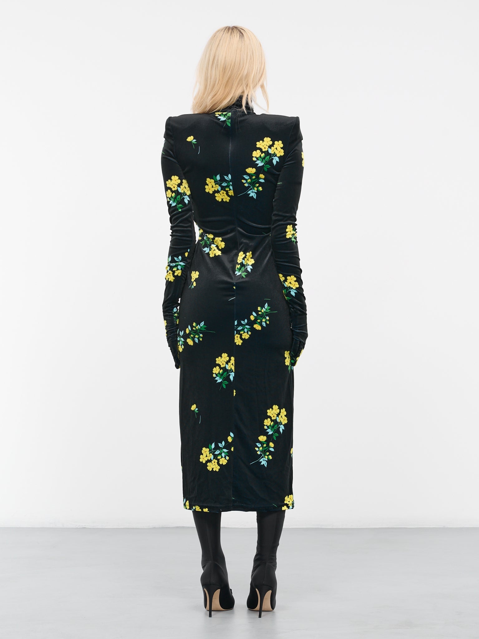 Buttercup Velvet Dress - 3