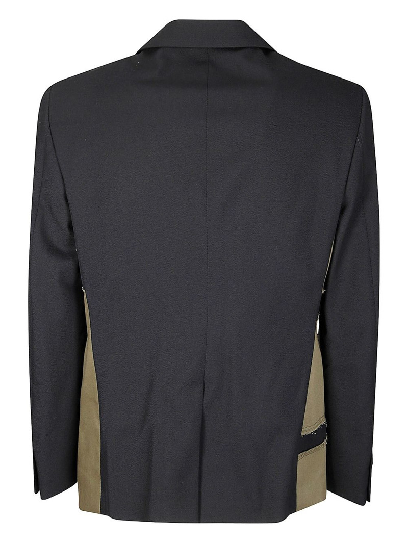 Comme des Garçons Homme Plus patchwork wool blazer outlook