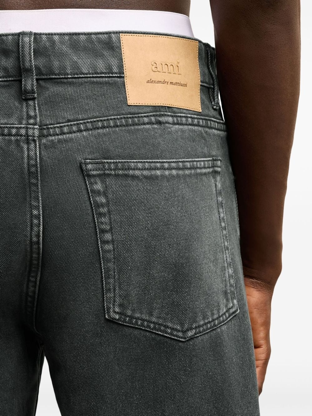 logo patch classic jeans - 6