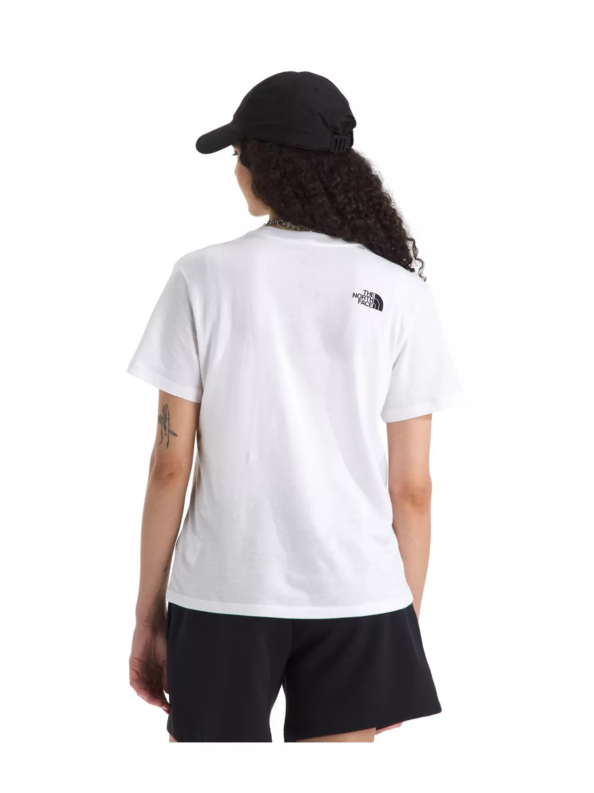 Women’s Evolution Sketch Logo Half Dome Short-Sleeve Graphic Tee -White - 2