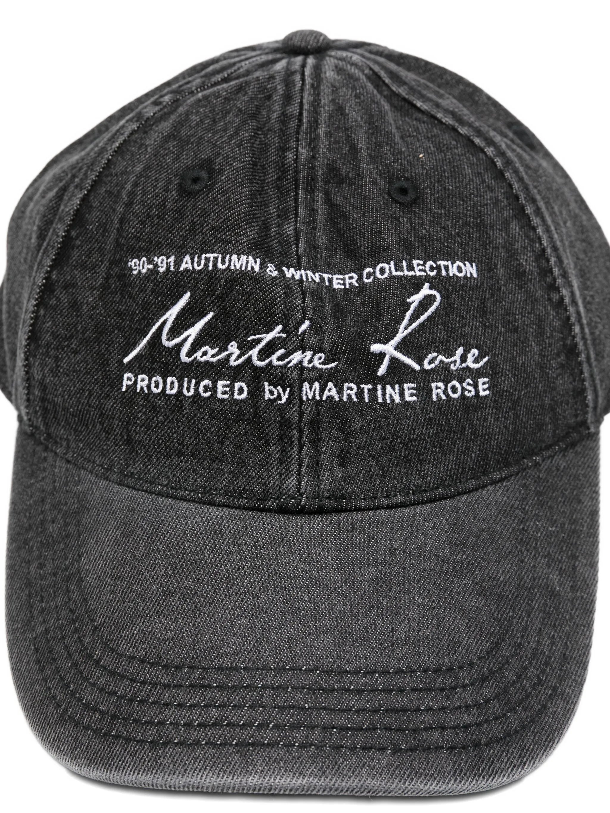 Martine Rose Logo-embroidery Denim Cap - 2