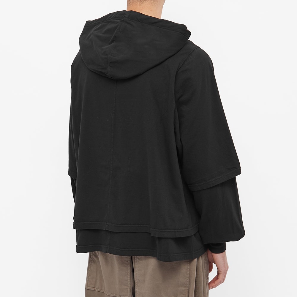 Rick Owens DRKSHDW Lightweight Layered Logo Hoody - 6