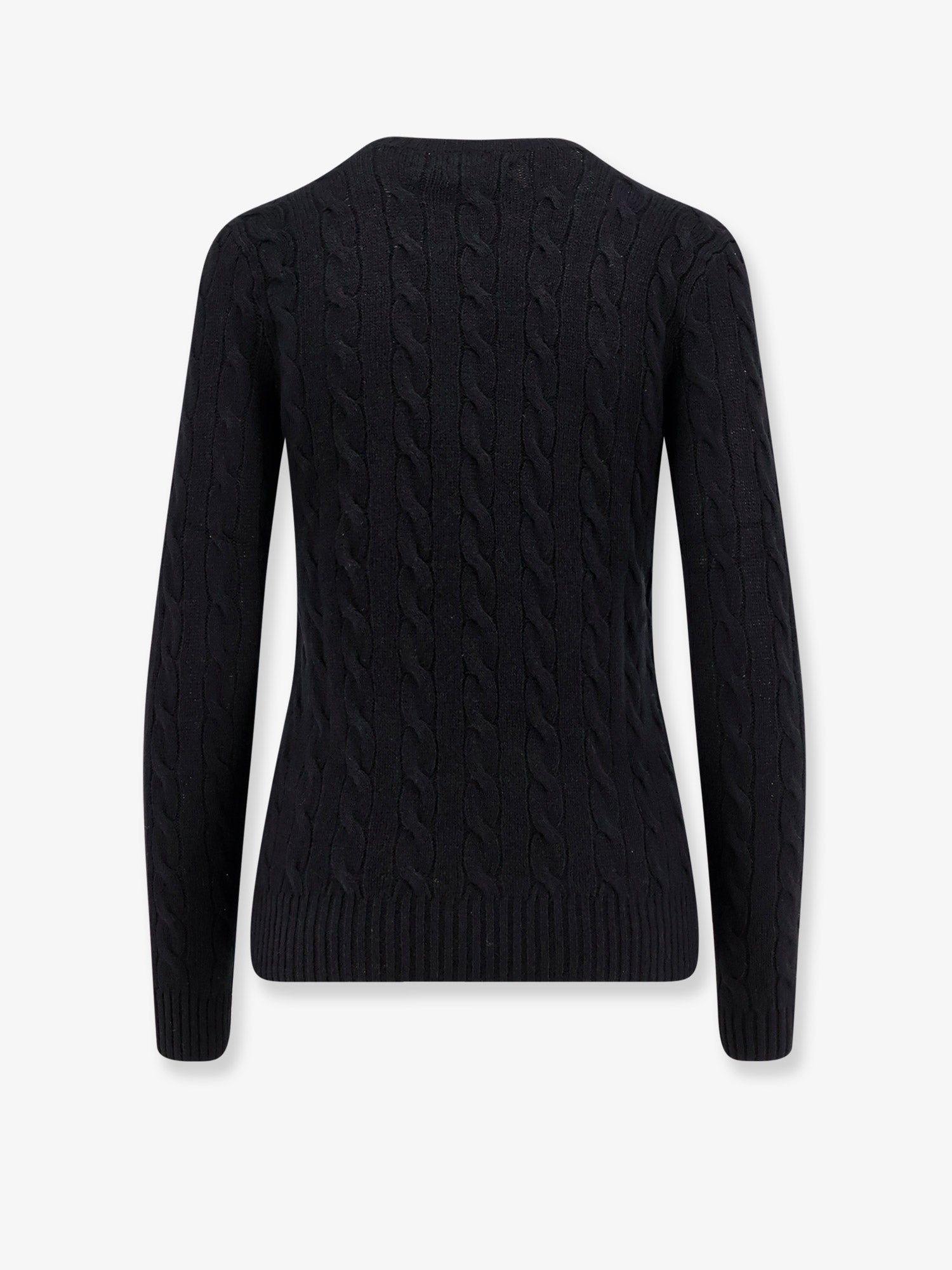 POLO RALPH LAUREN - Polo Ralph Lauren Wool And Cashmere Cable Knit Sweater - 2