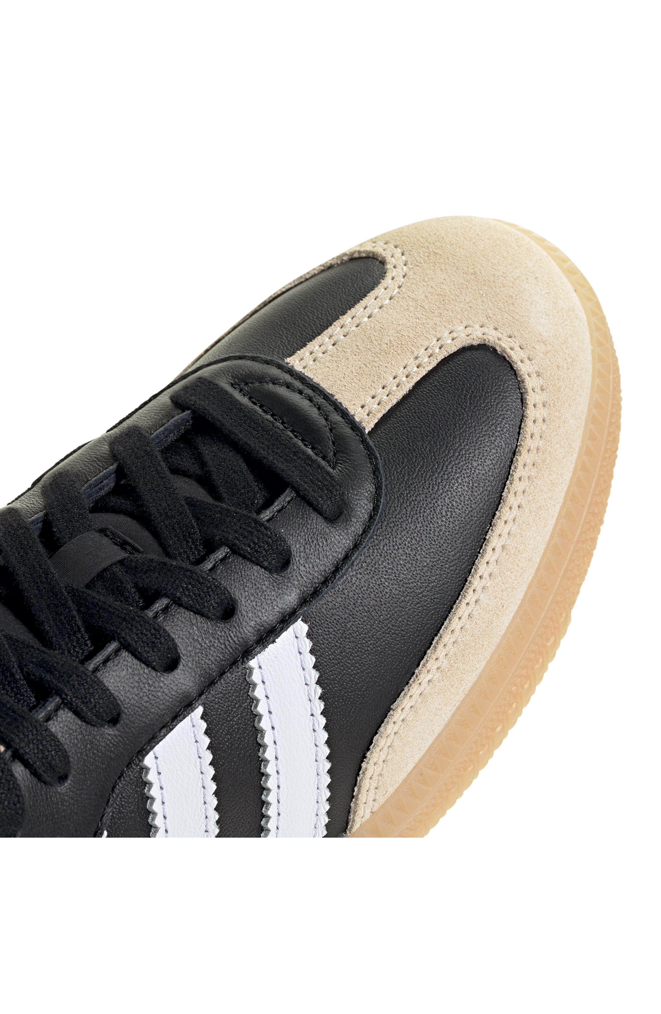 adidas Samba OG Sneaker in Black/White/Gum at Nordstrom - 7