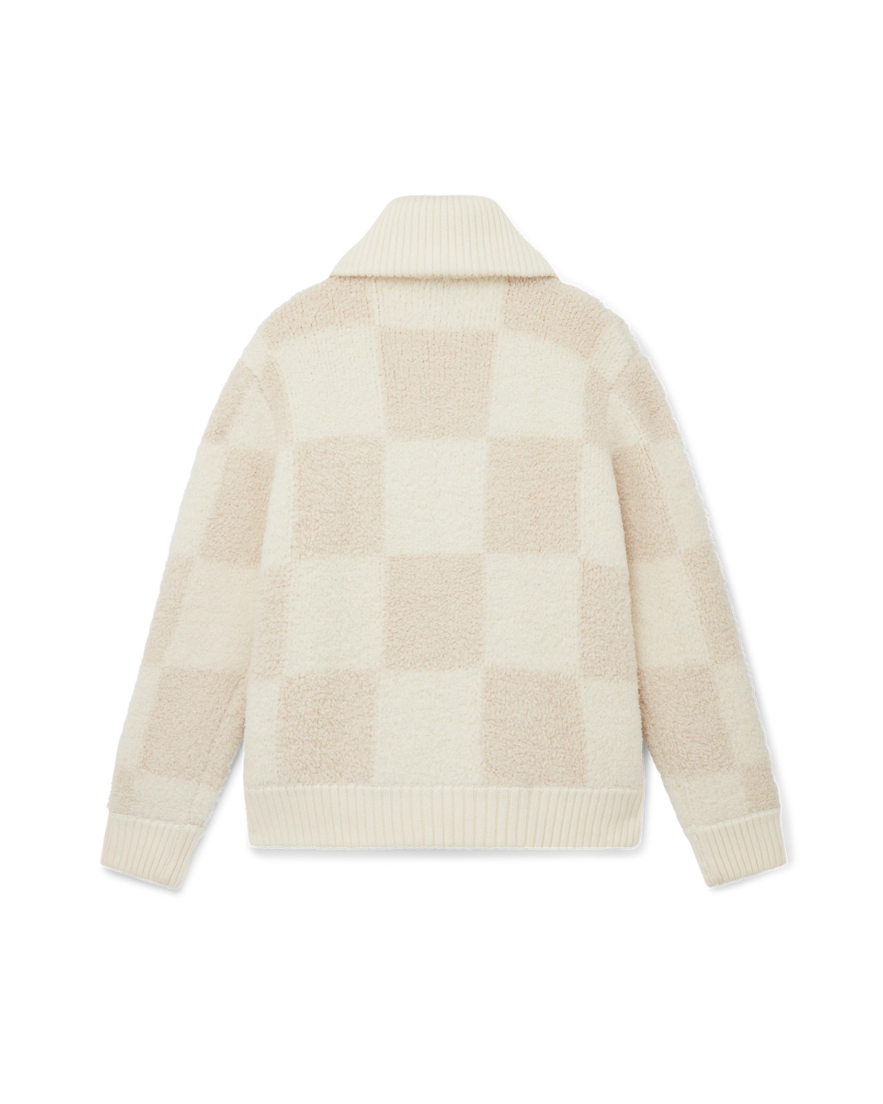 Checked Boucle Cardigan - 2