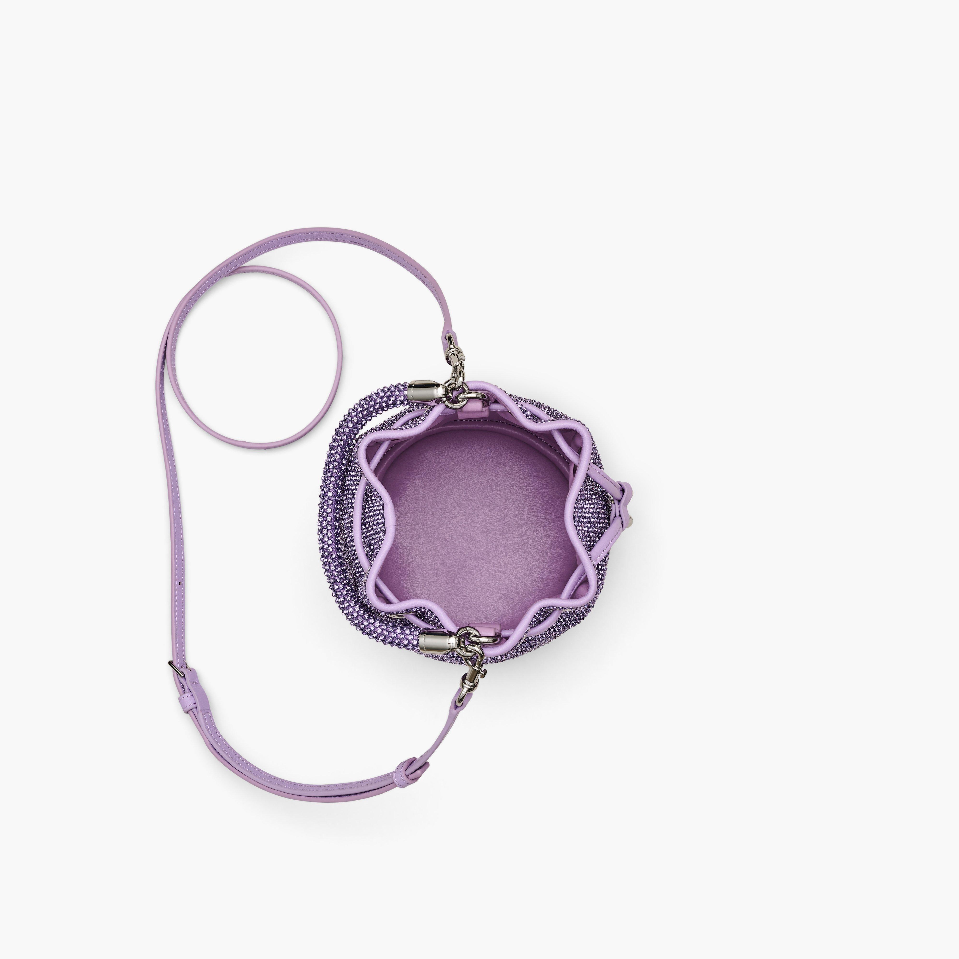 THE RHINESTONE MINI BUCKET BAG - 6