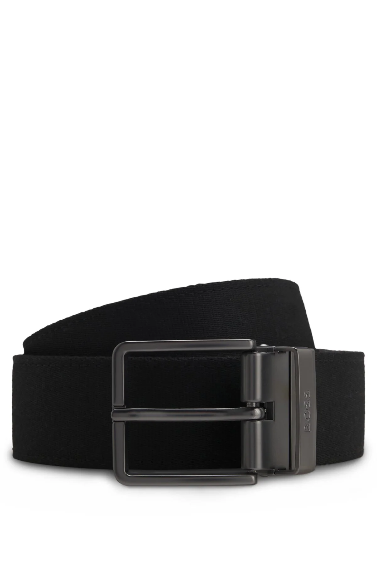 REVERSIBLE BELT WITH MONOGRAMMED ITALIAN LEATHER - 1