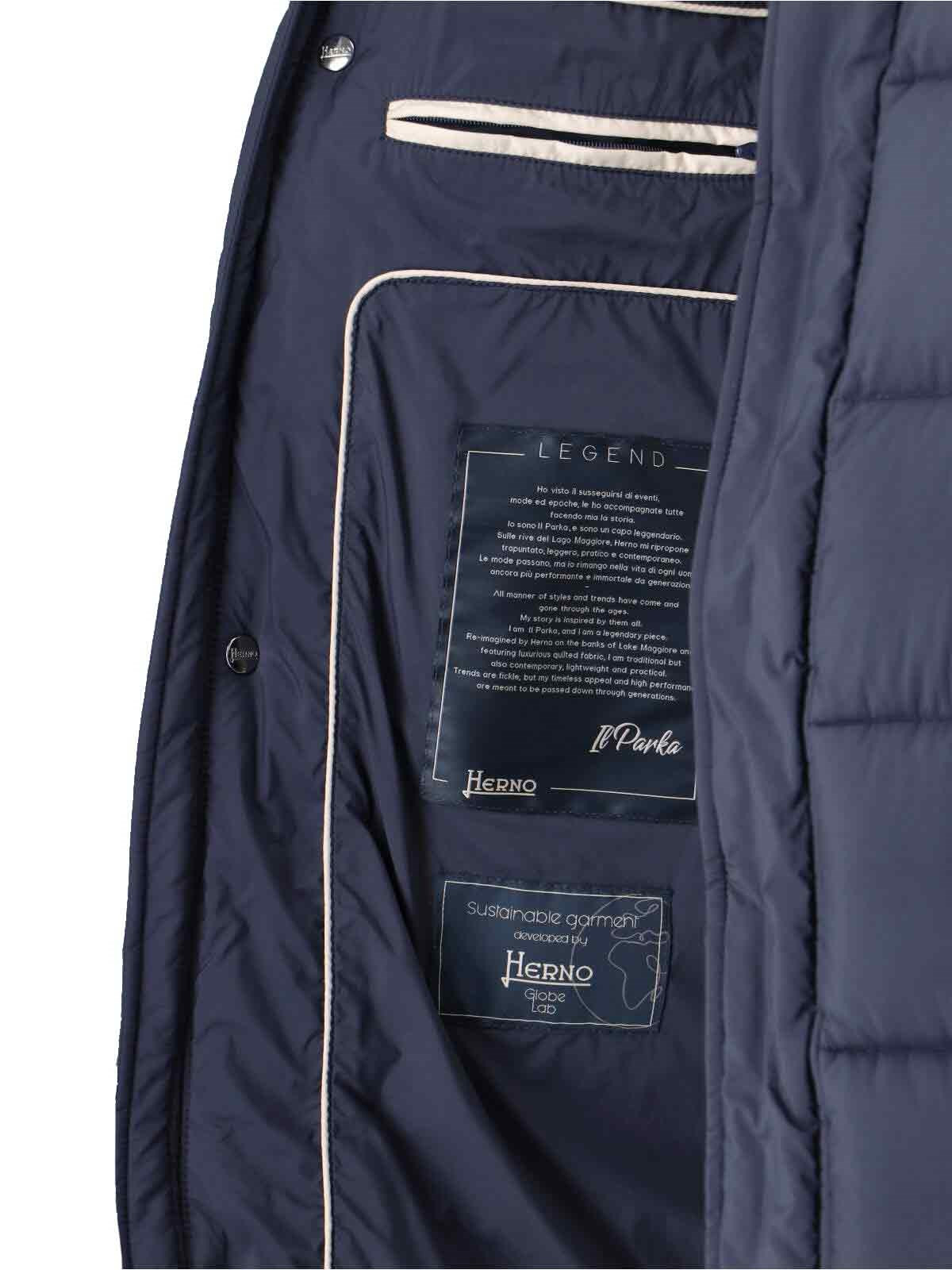 PADDED LONG DOWN JACKET - 4