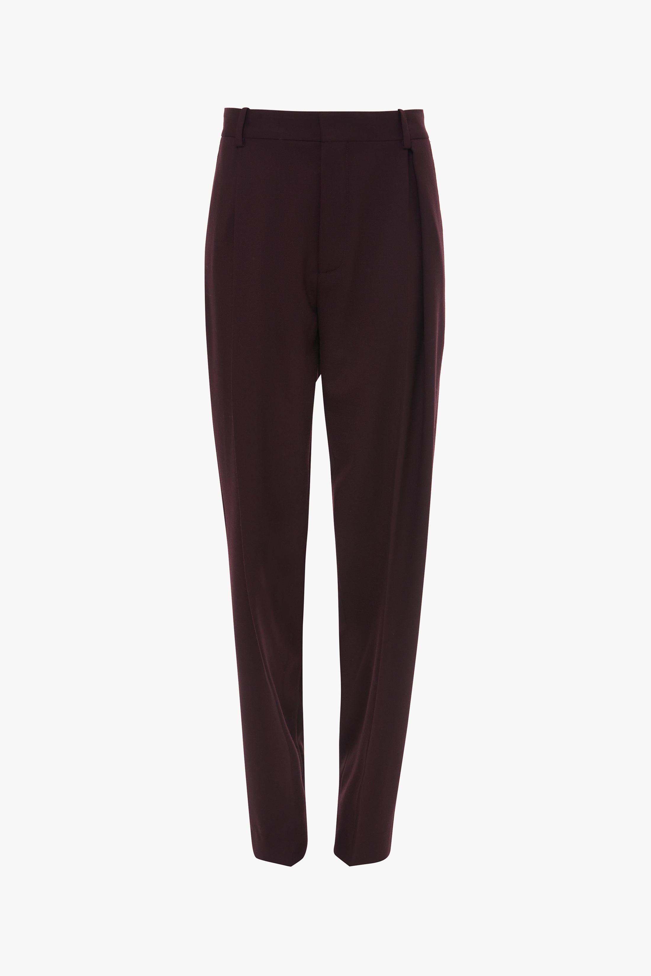 Alina Trouser In Deep Mahogany - 1