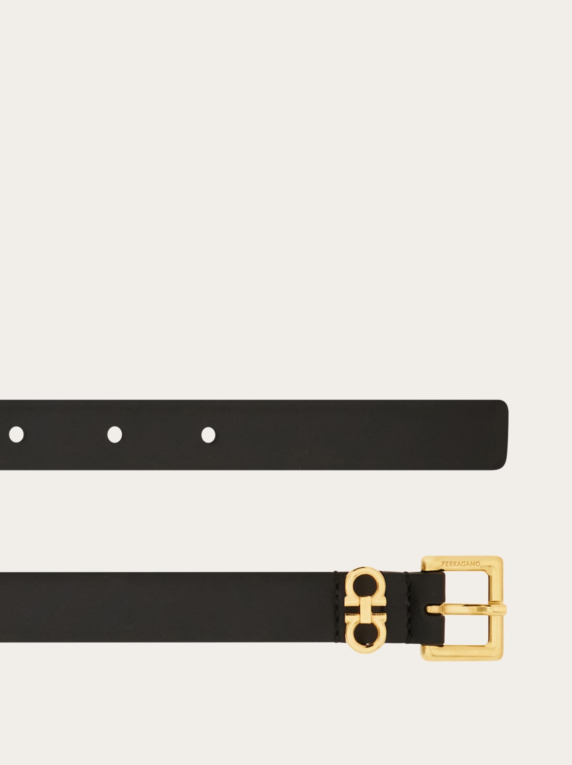 Reversible and adjustable Gancini belt - 2