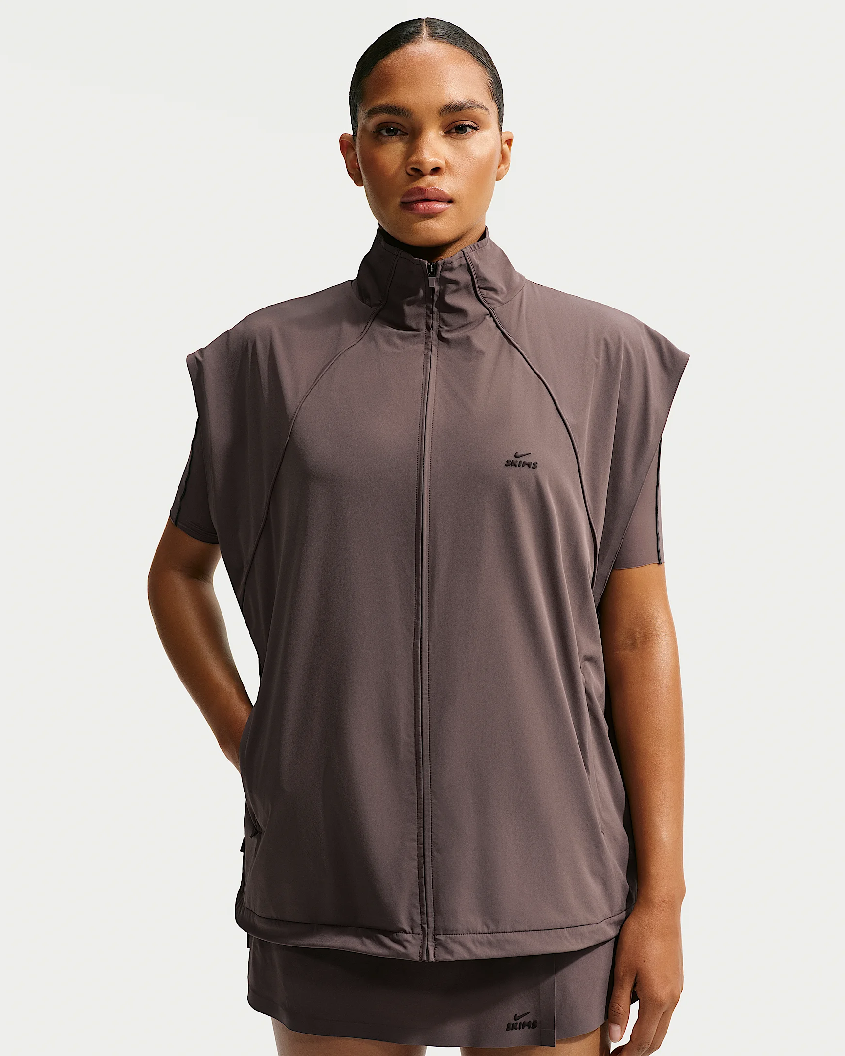 NikeSKIMS Stretch Nylon Women's Oversized Vest - 1