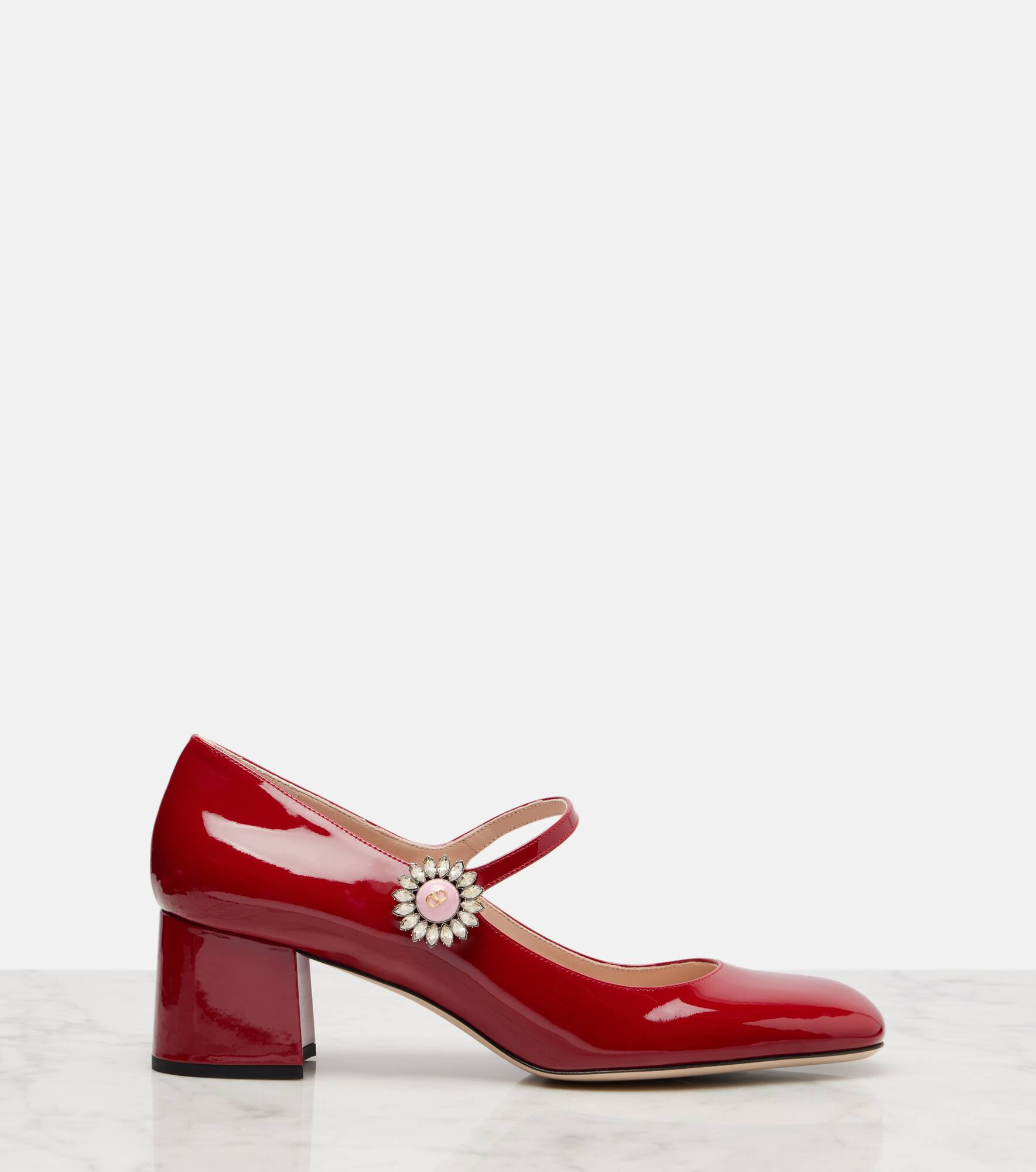 Daisy Jewel 55 leather Mary Jane pumps - 4