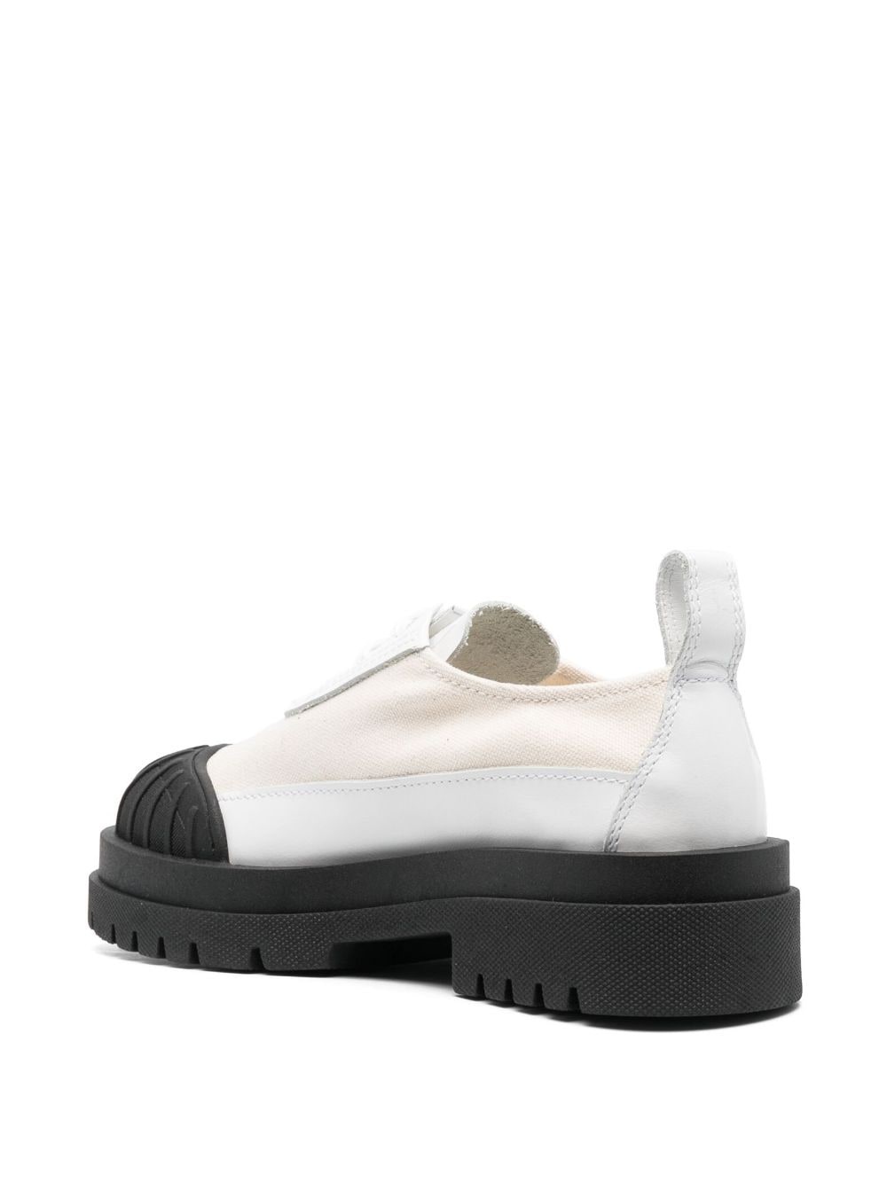 canvas lace-up shoes - 3