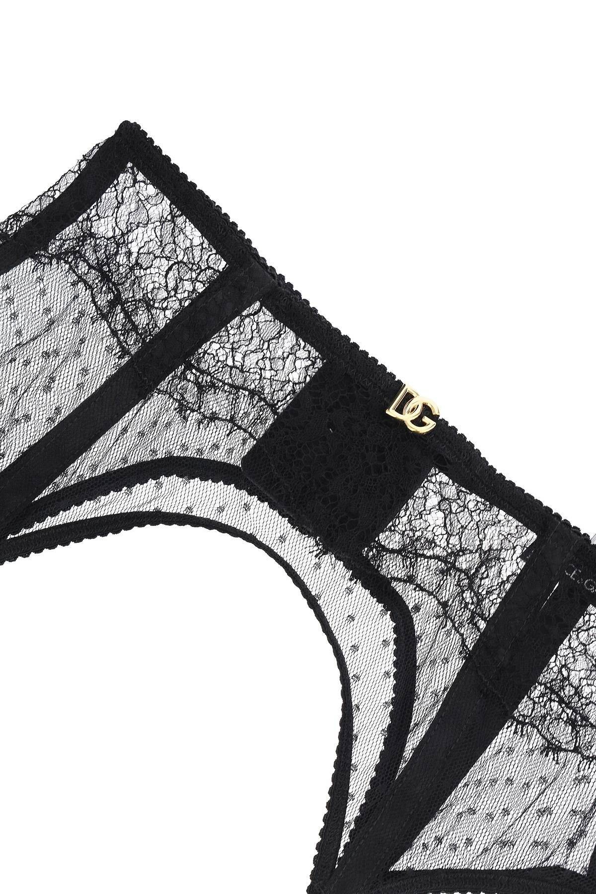 LACE GARTER BELT WITH LOGO - 3