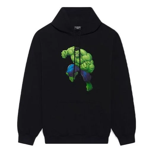 Hulk©2021marvel Medium Fit Hoodie in Black - 1