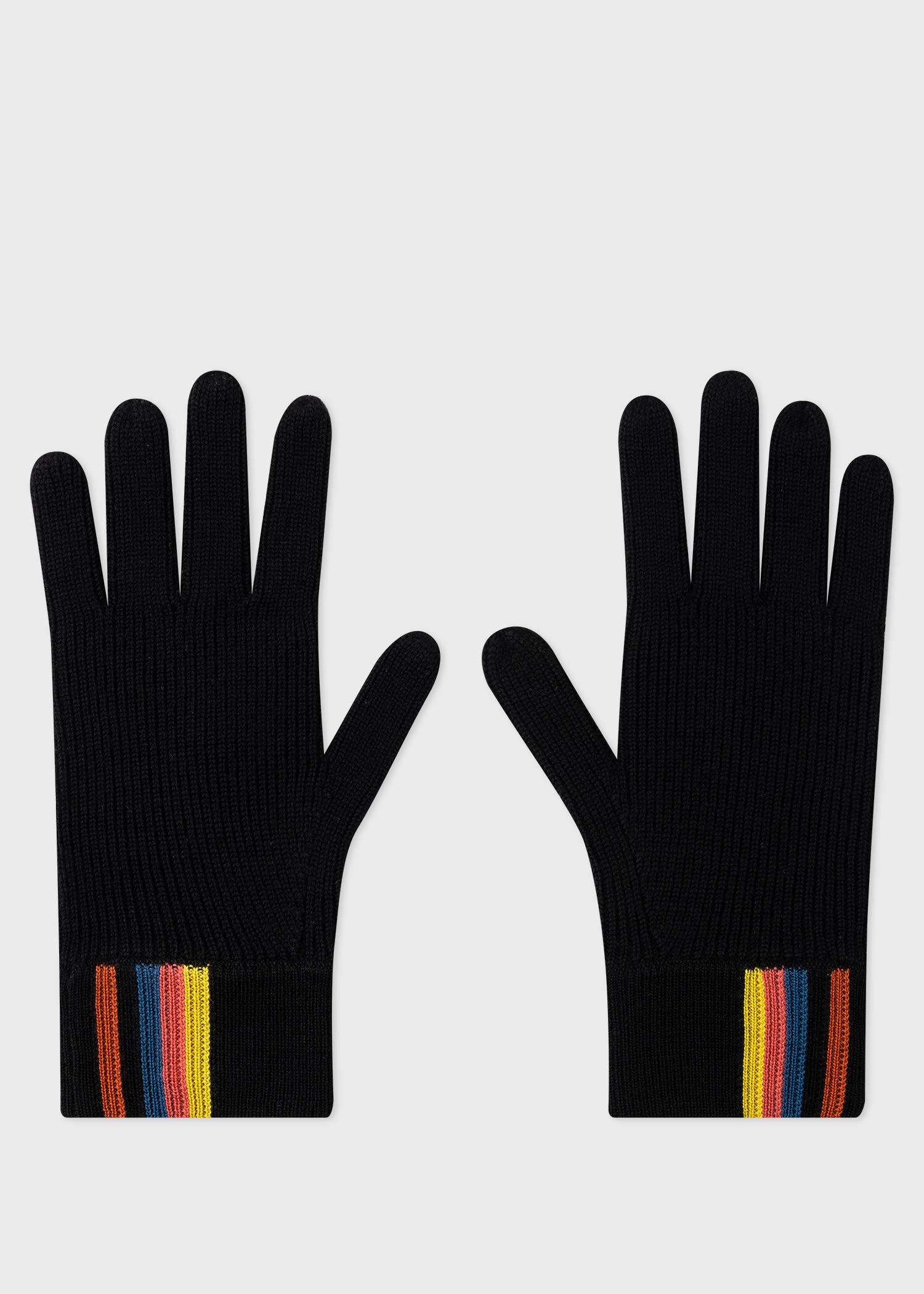 'Artist Stripe' Trim Beanie Hat, Gloves & Scarf Gift Set - 4