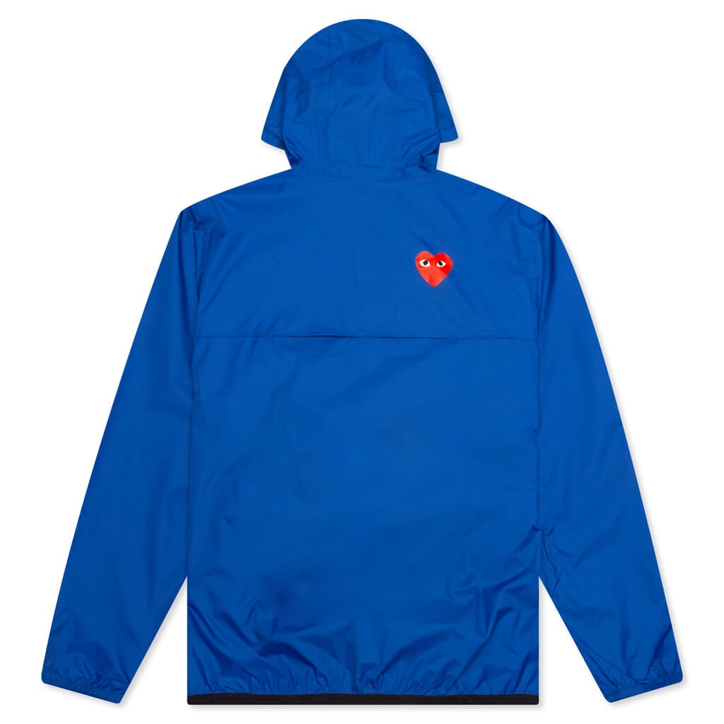 COMME DES GARCONS PLAY X K-WAY LE VRAI 3.0 LEON JACKET - BLUE - 2