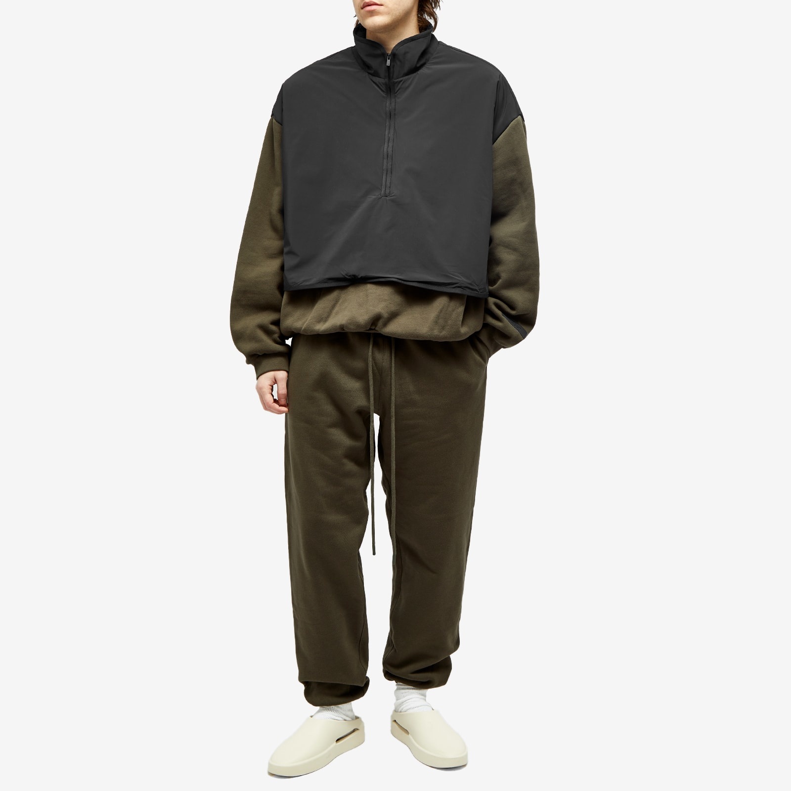 Fear of God ESSENTIALS Spring Nylon Fleece Mockneck Sweat - 4