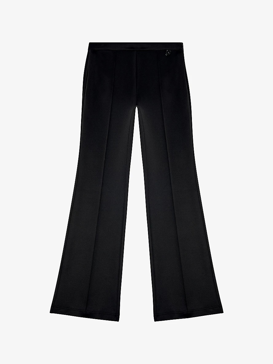 P-Maevy cut-out bootcut-leg mid-rise stretch-woven trousers - 1