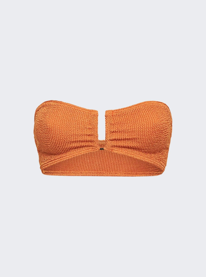 Blake Bandeau Bikini Top Amber Leopard 1