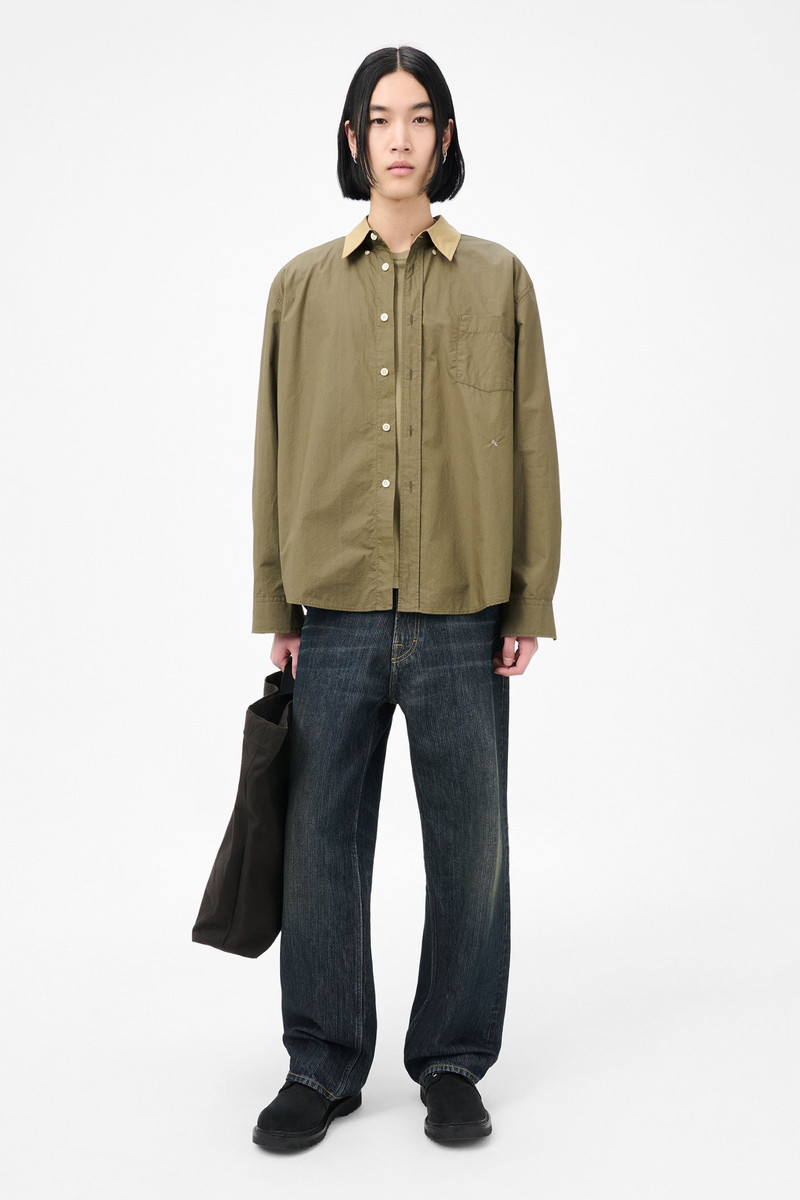 Our Legacy Beyond BD Shirt Pine Green Super Poplin outlook