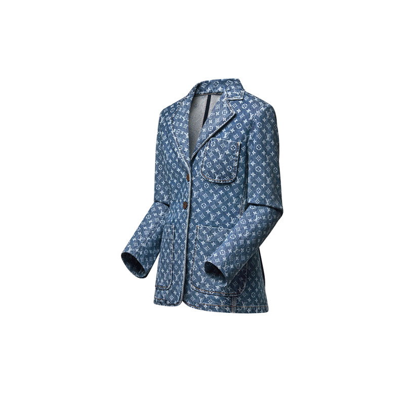 LV x AC 모노그램 Preppy 블레이저 2