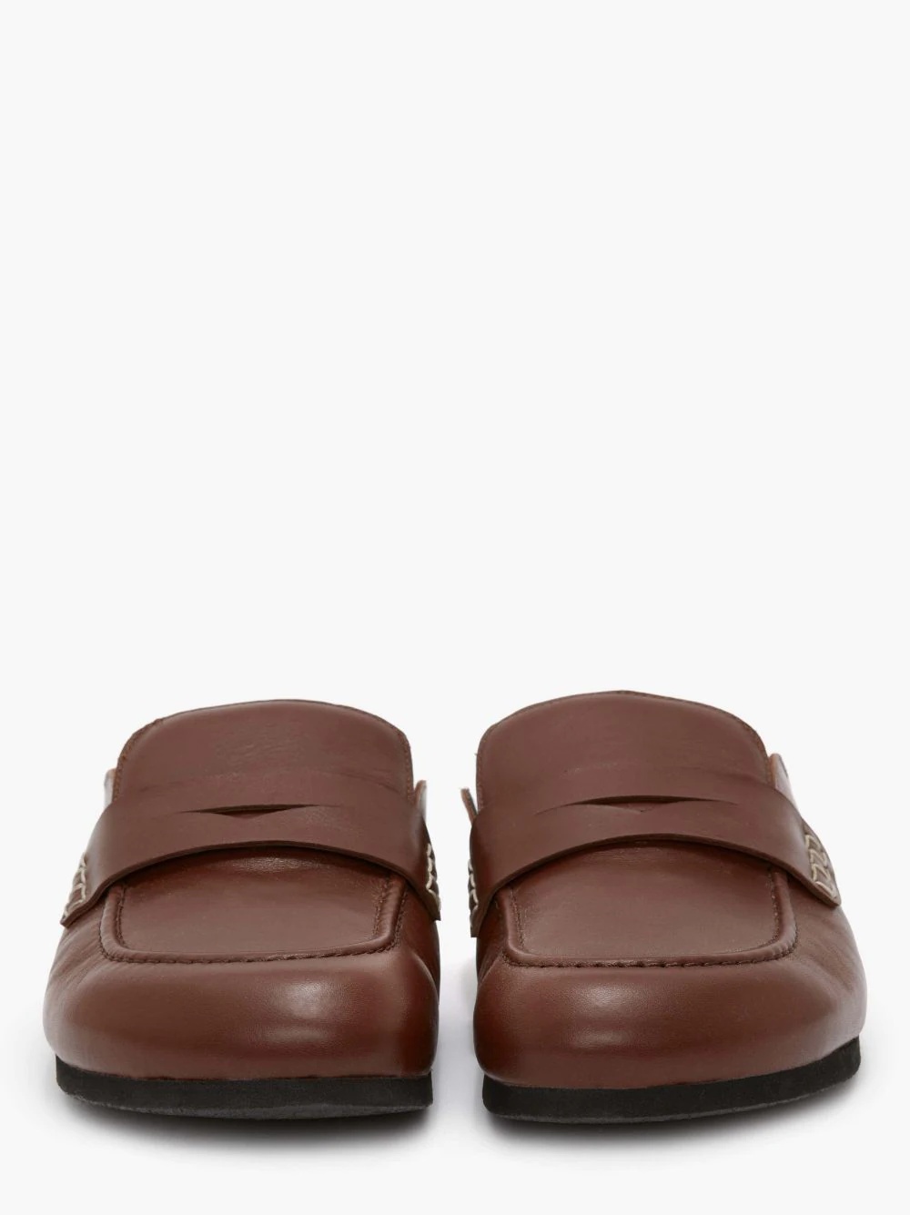 MEN'S LEATHER LOAFER MULES - 3