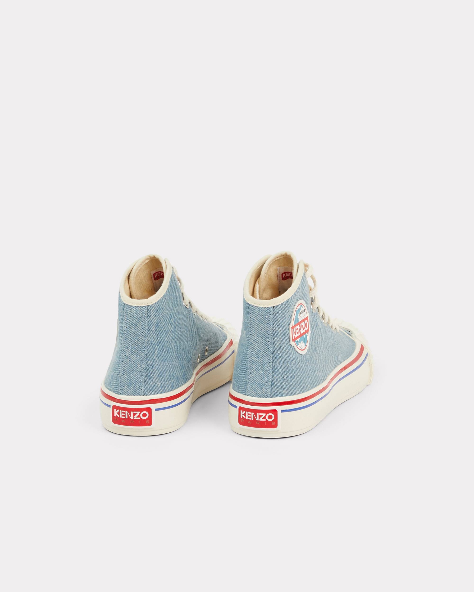 KENZOSCHOOL denim high-top trainers - 2